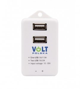 Moduł gniazd CYBER USB do regulatorów SOL MPPT 20A-60A [2 x gniazdo USB]