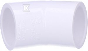 KOLANO 45ST KW/KW PVC 1