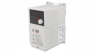 Falownik, Max moc silnika 0,2kW, Uzas: 200240VAC, 0400Hz, Input: 7 LSLV0002M100-1EOFNA