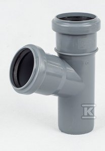 Trójnik PP do kanalizacji wewnętrznej 40x40/67 popiel sanitarny Onnline CIJ651
