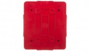 Przycisk ppoż. - obudowa 1x4 150x170x100 czerwony IP65 EC64004