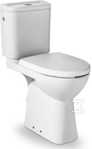 Miska WC Dostępna łazienka do kompaktu o wysokości 48 cm o / poziomy
