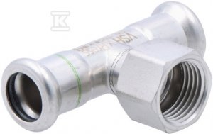 TRÓJNIK 15X1/2X15MM GW INOX PRESS