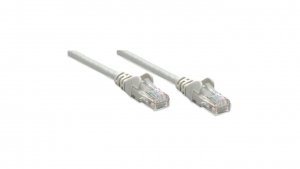 Patchcord Cat5E UTP 10M Szary 100 Miedź 325950