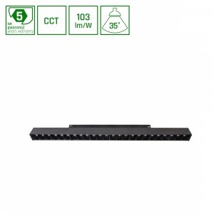 SYSTEM SHIFT CCT- GRID L OPRAWA LINIOWA 440X23X42MM 22W 35ST CZARNY CCT SWITCH 5 LAT GW.