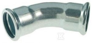 KOLANO 45 ST.89X89 STEEL SPRINK.