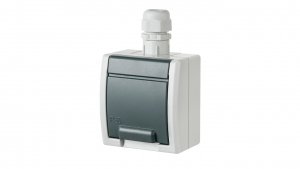 AQUANT Gniazdo 2P+Z schuko IP65 1244-65