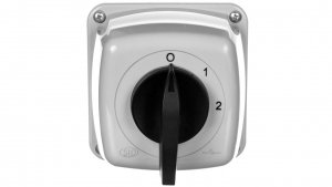 Łącznik krzywkowy 0-1-2 5P 16A w obudowie IP44 Łuk 16-33 921615