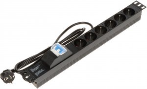 Listwa zasilająca 6 gniazd PD-6/R-2P
