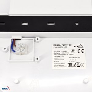 PLAFONIERA LED DIANA 16W 4000K 1600LM IP66 CZ. MIKR. Z FUNKCJĄ PÓŁCIENIA