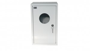 Rozdzielnica natynkowa licznikowa 1x3F zamek okienko RAL 9003A-RZ19