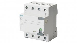 Wyłącznik różnicowoprądowy 4P 40A 30mA 400V 10KA typ F 5SV3344-3