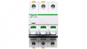 Wyłącznik nadprądowy 3P D 63A 10kA AC iC60H-D63-3 Acti9 A9F08363