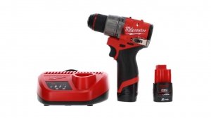 Wiertarka udarowa 1/4 bezszczotkowa akumulatorowa M12 FUEL, z walizką, ładowarką i dwoma akumulatorami, FPD2-202X 4933479868