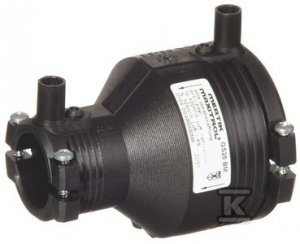 Redukcja elektrooporowa d40x25 PE100, SDR11, PN10 gaz/PN16 woda