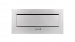 Przedłużacz biurkowy 3x gniazdo z uziemieniem, bez kabla, aluminium
