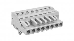 Gniazdo MCS-MIDI Classic 8-biegunowe szare raster 5mm 231-108/008-000