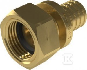 Półśrubunek mosiężny z płaskim uszczelnieniem GW ultraLINE - 16 G1/2 2510105002