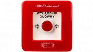 Wyłącznik alarmowy 1Z 1R 12A /WYŁĄCZNIK GŁÓWNY/ IP55 WGp-1s 921590