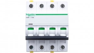 Wyłącznik nadprądowy 4P C 40A 6kA AC iC60N-C40-4 A9F04440