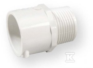 ZŁĄCZKA Z GWINTEM WKRĘTNA KW/GZ PVC 1