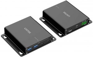 Unitek Przedłużacz USB 5 Gb/s 100 m przez Ethernet z hubem 