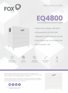 Magazyn energii FoxESS EQ4800-S