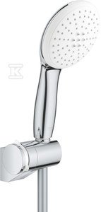 Zestaw prysznicowy Tempesta 110 w zestawie: słuchawka prysznicowa 3 strumienie, regulowany uchwyt ścienny, wąż prysznicowy 1750 mm, ogranicznik przepływu 8,5 l/min