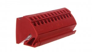 Blok potencjałowy 4mm2 czerwony 812-103