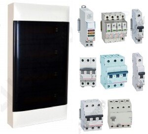 ROZDZIELNICA 4X12 IP40 N/T TRANSP