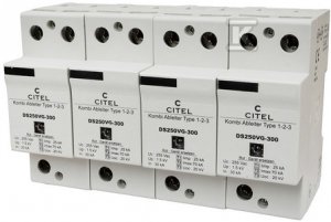 Ogranicznik przepięć Typ 1+2+3(BCD) 100KA 4P DS254VG-300