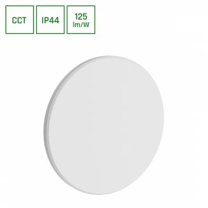 PIATTA 12W CCT 230V IP44 180x47MM BIAŁY OKRĄGŁA ELEWACYJNA
