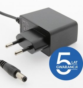 ZASILACZ WTYCZKOWY ESPE 12V 1,5A 18W WTYK PROSTY 2,1x5,5mm 5 LAT GW.