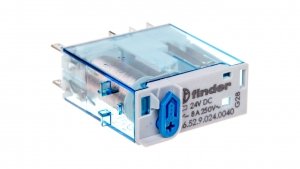 Przekaźnik miniaturowy 2P 8A 24V DC AgNi 46.52.9.024.0040