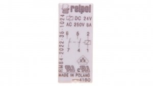 Przekaźnik miniaturowy 2Z 24V DC PCB AgNi RM84-2022-35-1024 600468