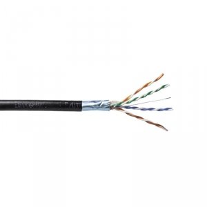 Kabel EmiterNet zewnętrzny żelowany FTP (F/UTP) kat.5e, drut 4x2x0,5 PE+GEL