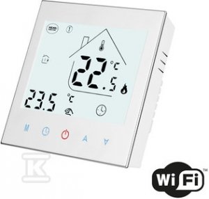 Termostat programowalny HD-T1000.W z komunikacją Wi-Fi - biały