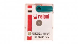 Przekaźnik przemysłowy 2P 24V DC AgNi R2N-2012-23-1024-WTL