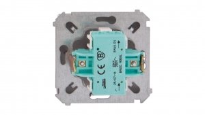 Simon Basic Łącznik jednobiegunowy, szybkozłącza, stal inox BMW1.01/21