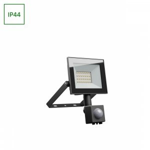 NOCTIS LUX 4 NAŚWIETLACZ 20W CW 230V IP44 116x174x53mm CZARNY czujnik ruchu PIR