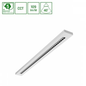 WLD PLANK  20W/30W/40W CCT 230V 40° IP20 1195X100X25 BIAŁY