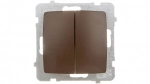 KARO Łącznik świecznikowy czekoladowy metalik ŁP-2S/m/40