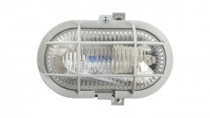 Oprawa kanałowa OVAL 1x60W E27 IIkl. 230V IP44 popielata102011/EU