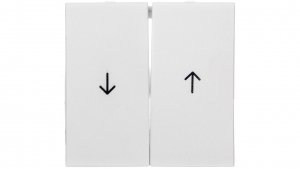 Klawisz podwójny /strzałka/ biały mat B3 16251909
