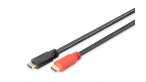 Kabel HDMI ze wzmacniaczem Highspeed 1.3 GOLD Typ A M/M AK-330105-150-S 15m