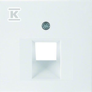 Element centralny do gniazda przyłączeniowego UAE 1-krotnego śnieżnobiały B.kwadrat 5314078989