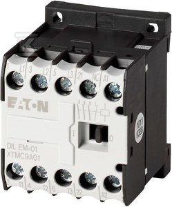 Stycznik AC-3/I=9A P=4kW/ 0Z 1R DILEM-01-G(220VDC)