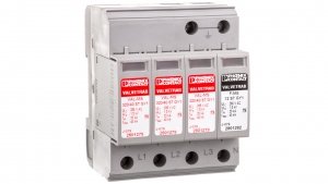 Ogranicznik przepięć Typ T2 4P 20kA 1,6kV 335V VAL-MS 320/40/3+1 GY1 2801321
