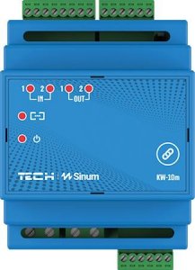 Moduł karta wejść/wyjść  na szynę DIN KW-10m Tech sterowniki