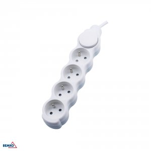 PRZEDŁUŻACZ NA 4X 2P+Z+WYŁ. 1.0MM X 1.5M